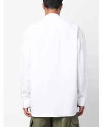 Chemise à manches longues blanche Sacai