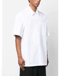 Chemise à manches longues blanche Jil Sander