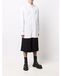 Chemise à manches longues blanche Yohji Yamamoto