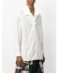 Chemise à manches longues blanche Yohji Yamamoto