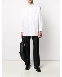 Chemise à manches longues blanche Yohji Yamamoto