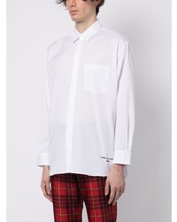 Chemise à manches longues blanche Comme des Garcons Homme