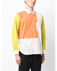 Chemise à manches longues blanche Comme des Garcons Homme Deux