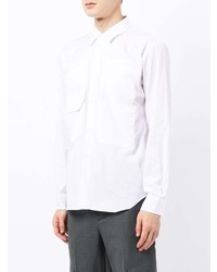 Chemise à manches longues blanche Comme des Garcons Homme Deux