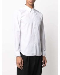 Chemise à manches longues blanche Comme des Garcons Homme Deux