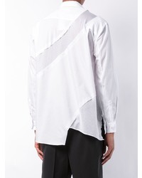 Chemise à manches longues blanche Comme Des Garcons Homme Plus