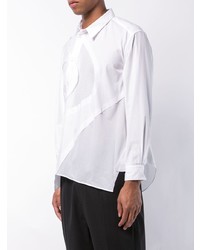 Chemise à manches longues blanche Comme Des Garcons Homme Plus