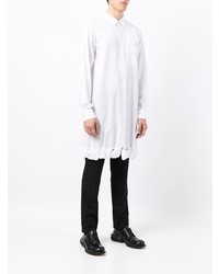 Chemise à manches longues blanche Comme Des Garcons Homme Plus