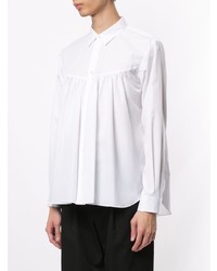 Chemise à manches longues blanche Comme Des Garcons Homme Plus