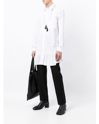 Chemise à manches longues blanche Comme Des Garcons Homme Plus