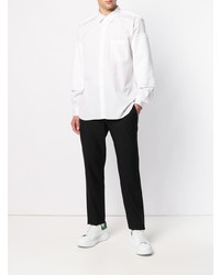 Chemise à manches longues blanche Comme Des Garcons Homme Plus