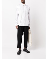 Chemise à manches longues blanche Comme Des Garcons Homme Plus