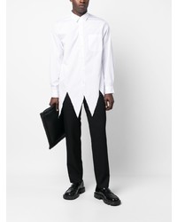 Chemise à manches longues blanche Comme Des Garcons Homme Plus