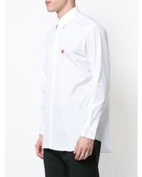 Chemise à manches longues blanche Comme Des Garcons Play