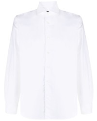 Chemise à manches longues blanche Corneliani