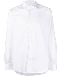 Chemise à manches longues blanche Corneliani