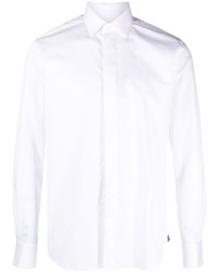 Chemise à manches longues blanche Corneliani