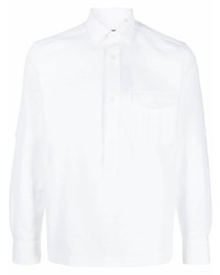 Chemise à manches longues blanche Corneliani
