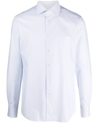 Chemise à manches longues blanche Corneliani