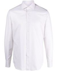 Chemise à manches longues blanche Corneliani