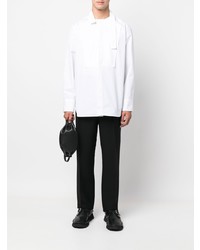 Chemise à manches longues blanche Jil Sander