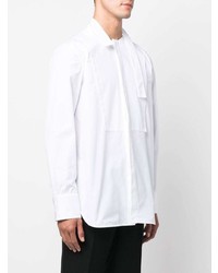 Chemise à manches longues blanche Jil Sander