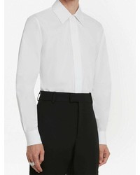 Chemise à manches longues blanche Alexander McQueen