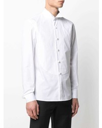 Chemise à manches longues blanche Balmain