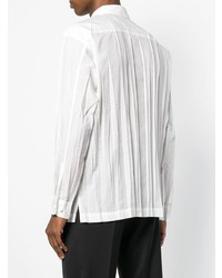 Chemise à manches longues blanche Issey Miyake Men