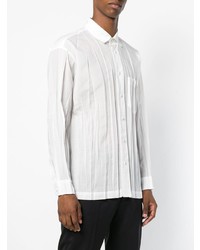 Chemise à manches longues blanche Issey Miyake Men