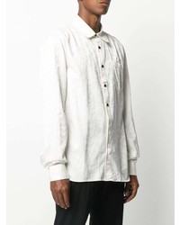 Chemise à manches longues blanche Acne Studios