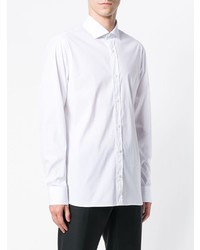 Chemise à manches longues blanche Z Zegna