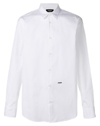 Chemise à manches longues blanche DSQUARED2