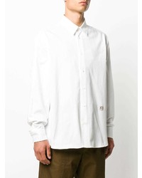 Chemise à manches longues blanche Loewe