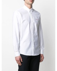 Chemise à manches longues blanche MAISON KITSUNÉ