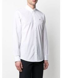 Chemise à manches longues blanche MAISON KITSUNÉ