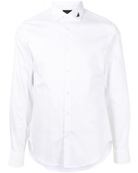 Chemise à manches longues blanche Emporio Armani