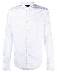 Chemise à manches longues blanche Emporio Armani