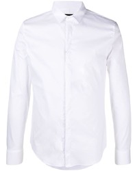 Chemise à manches longues blanche Emporio Armani