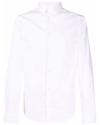 Chemise à manches longues blanche Emporio Armani