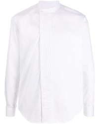 Chemise à manches longues blanche Emporio Armani