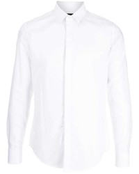 Chemise à manches longues blanche Emporio Armani