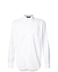 Chemise à manches longues blanche Engineered Garments
