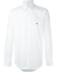 Chemise à manches longues blanche Etro