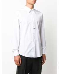 Chemise à manches longues blanche Lanvin