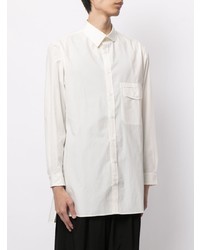 Chemise à manches longues blanche Yohji Yamamoto