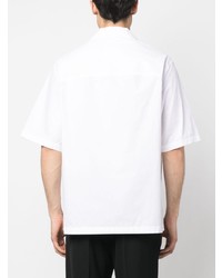 Chemise à manches longues blanche Jil Sander