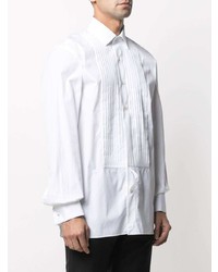 Chemise à manches longues blanche Tom Ford