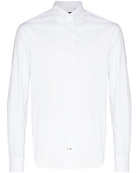 Chemise à manches longues blanche Gitman Vintage