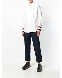 Chemise à manches longues blanche Thom Browne